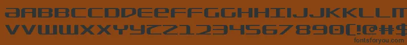 フォントsdf – 黒い文字が茶色の背景にあります