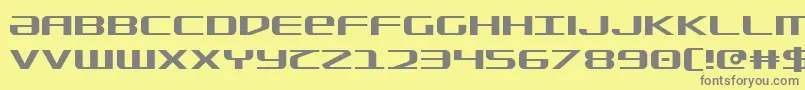 sdf Font – Gray Fonts on Yellow Background