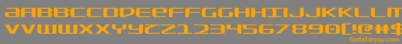 sdf Font – Orange Fonts on Gray Background