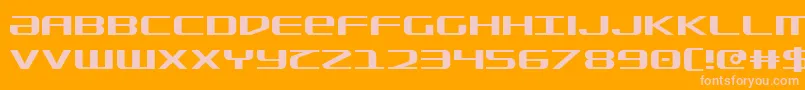 sdf Font – Pink Fonts on Orange Background