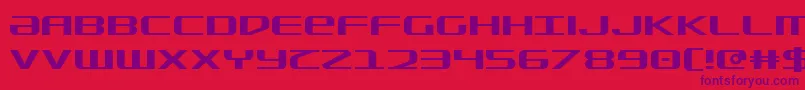 sdf Font – Purple Fonts on Red Background