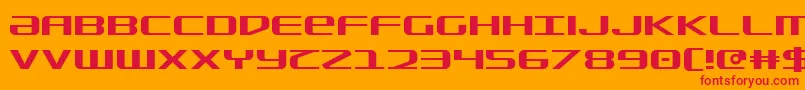 sdf Font – Red Fonts on Orange Background