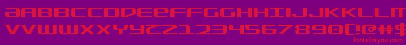 sdf Font – Red Fonts on Purple Background