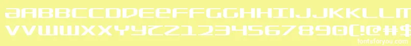 sdf Font – White Fonts on Yellow Background