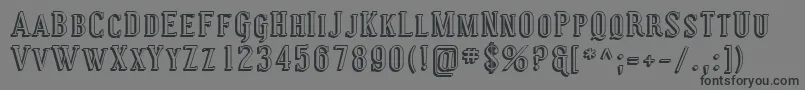 Sfcovingtonscshadow Font – Black Fonts on Gray Background