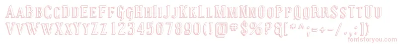 Sfcovingtonscshadow Font – Pink Fonts on White Background