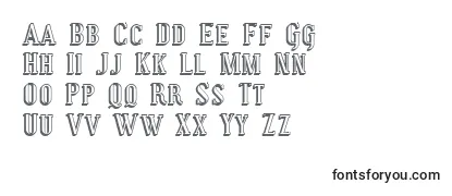 Обзор шрифта Sfcovingtonscshadow