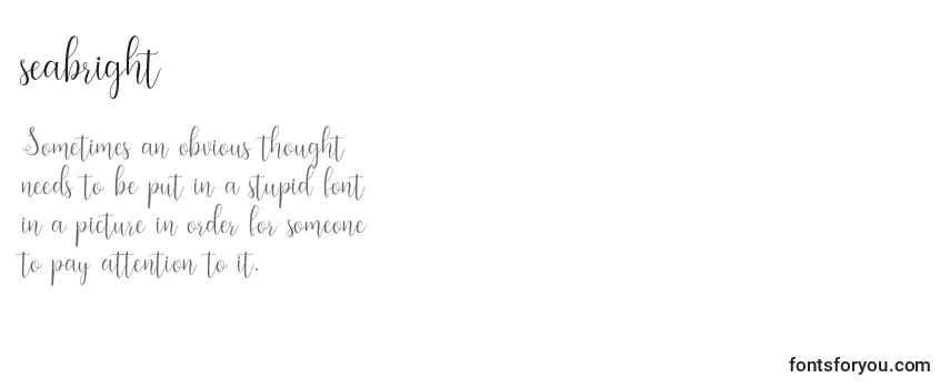 Schriftart Seabright (139842)