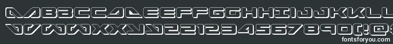 fuente seadog20153d – Fuentes Blancas Sobre Fondo Negro