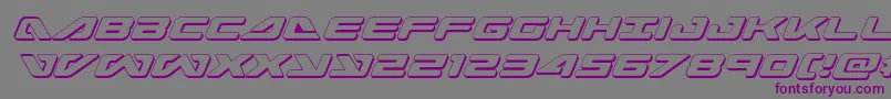 seadog20153dital Font – Purple Fonts on Gray Background