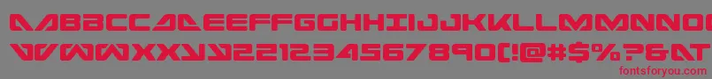 seadog2015cond Font – Red Fonts on Gray Background