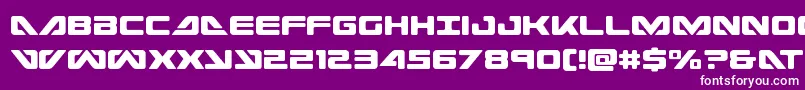 seadog2015cond Font – White Fonts on Purple Background