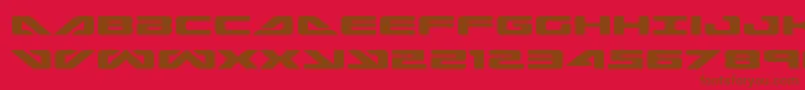 seadog2015expand Font – Brown Fonts on Red Background