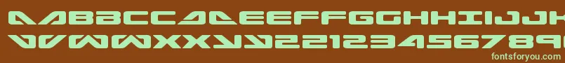 seadog2015expand Font – Green Fonts on Brown Background