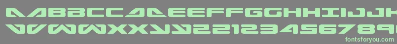 seadog2015expand Font – Green Fonts on Gray Background