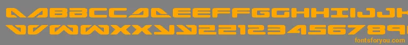 seadog2015expand-Schriftart – Orangefarbene Schriften auf grauem Hintergrund