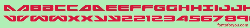 seadog2015expand Font – Red Fonts on Green Background