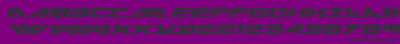 seadog2015expandital Font – Black Fonts on Purple Background