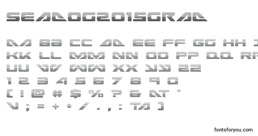 Fuente Seadog2015grad (139854) - alfabeto, números, caracteres especiales