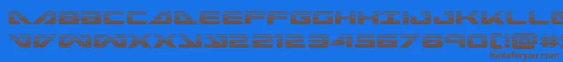 seadog2015grad Font – Brown Fonts on Blue Background