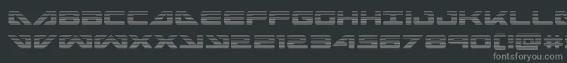 seadog2015grad Font – Gray Fonts on Black Background