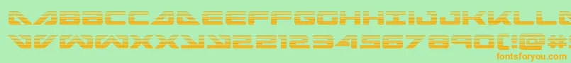 seadog2015grad Font – Orange Fonts on Green Background