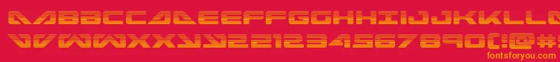 seadog2015grad Font – Orange Fonts on Red Background