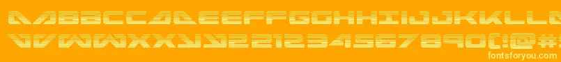 seadog2015grad Font – Yellow Fonts on Orange Background