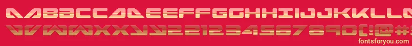 seadog2015grad Font – Yellow Fonts on Red Background