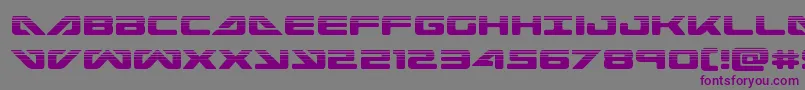 seadog2015half Font – Purple Fonts on Gray Background