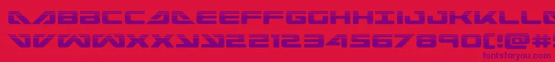 seadog2015half Font – Purple Fonts on Red Background