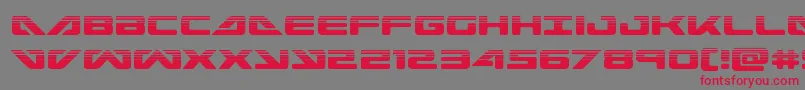 seadog2015half Font – Red Fonts on Gray Background