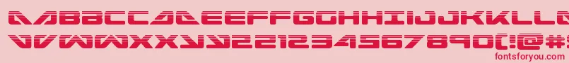 seadog2015half Font – Red Fonts on Pink Background