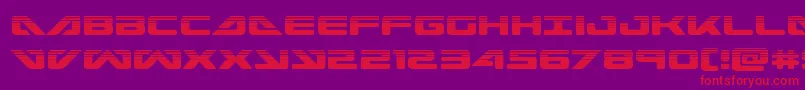 seadog2015half Font – Red Fonts on Purple Background