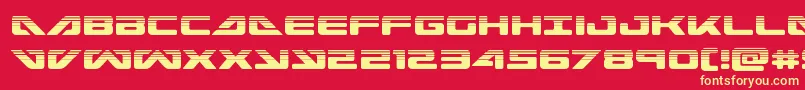 seadog2015half Font – Yellow Fonts on Red Background