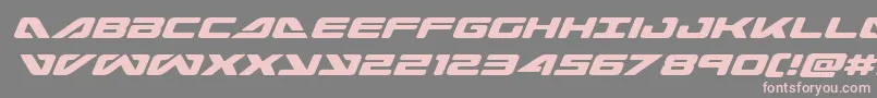 seadog2015ital Font – Pink Fonts on Gray Background