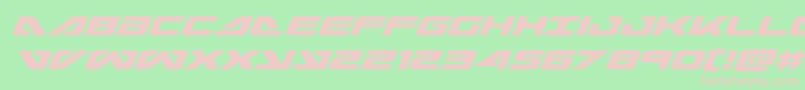 seadog2015ital Font – Pink Fonts on Green Background