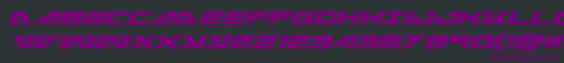 seadog2015ital Font – Purple Fonts on Black Background