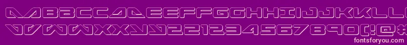 seadog2015out Font – Pink Fonts on Purple Background