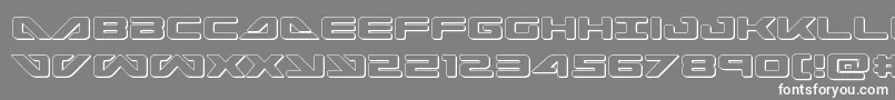 seadog2015out Font – White Fonts on Gray Background