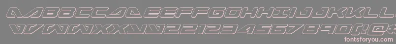seadog2015outital Font – Pink Fonts on Gray Background