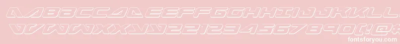 seadog2015outital Font – White Fonts on Pink Background
