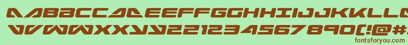 seadog2015semital Font – Brown Fonts on Green Background