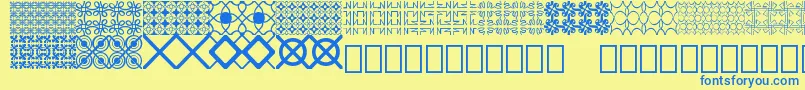 More about Seamless patterns Demo Font Seamless patterns Demo Font – Blue Fonts on Yellow Background