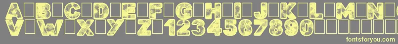 More about Searchn Destroy Font Searchn Destroy Font – Yellow Fonts on Gray Background