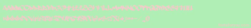 Searfont Font – Pink Fonts on Green Background