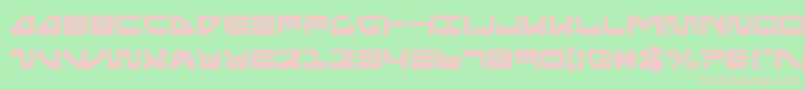 フォントseariderfalcon – 緑の背景にピンクのフォント
