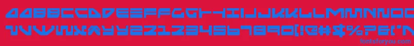 seariderfalcon Font – Blue Fonts on Red Background