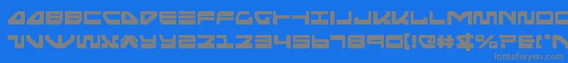 seariderfalcon Font – Gray Fonts on Blue Background