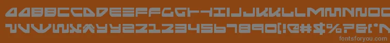 seariderfalcon Font – Gray Fonts on Brown Background